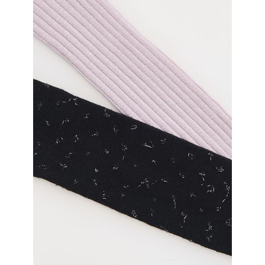 Reserved - Rajstopy 2 pack - fioletowy Reserved 5-2 lata) Reserved