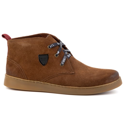 Buty męskie skórzane Chukka KAMPOL 110/804 brązowe 43 butyolivier