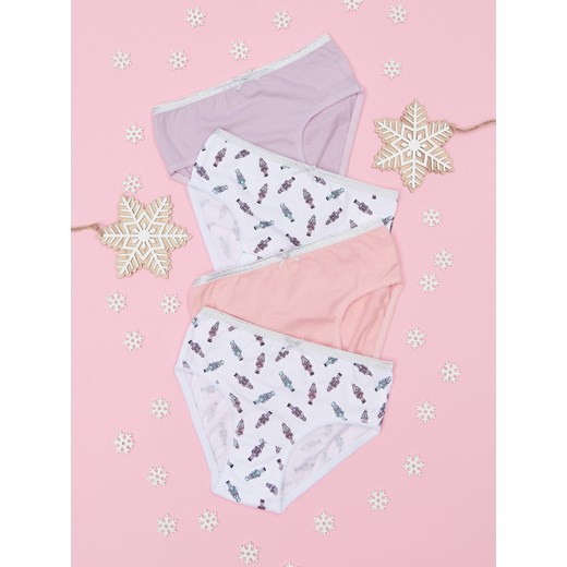 Sinsay - Majtki 4 pack - wielobarwny Sinsay 98/104 Sinsay