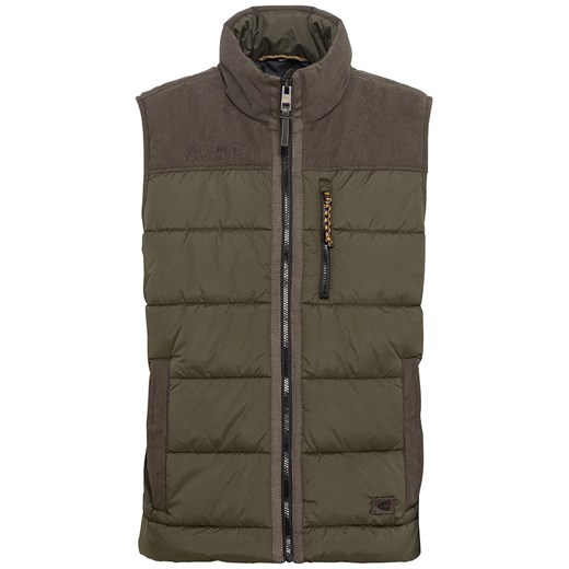 Camel Active Kamizelka pikowana w kolorze khaki ze sklepu Limango Polska w kategorii Kamizelki męskie - zdjęcie 176037728