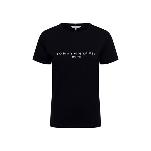 Tommy Hilfiger Koszulka damska Kobiety Bawełna granatowy jednolity ze sklepu vangraaf w kategorii Bluzki damskie - zdjęcie 176039599