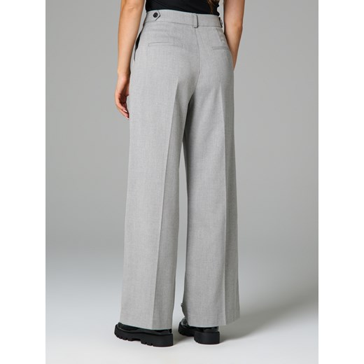Sinsay - Spodnie wide leg - szary Sinsay S Sinsay