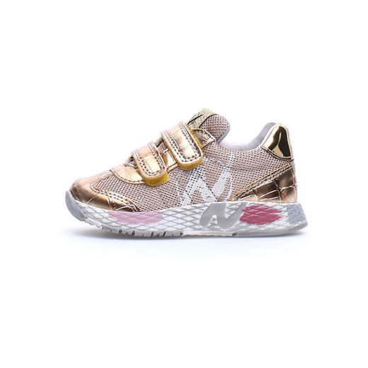 Naturino Sneakersy "Jesko" w kolorze złoto-jasnoróżowym Naturino 32 wyprzedaż Limango Polska