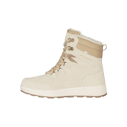 Westfjord Skórzane botki zimowe &quot;Eldfjall&quot; w kolorze beżowym 37 Limango Polska okazyjna cena