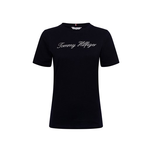 Tommy Hilfiger Koszulka damska Kobiety Bawełna granatowy wzorzysty ze sklepu vangraaf w kategorii Bluzki damskie - zdjęcie 176050609