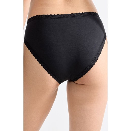 Sloggi figi damskie 24/7 Cotton Lace Tai 10167195-0004, Kolor czarny, Rozmiar 38, Sloggi ze sklepu Primodo w kategorii Majtki damskie - zdjęcie 176054179