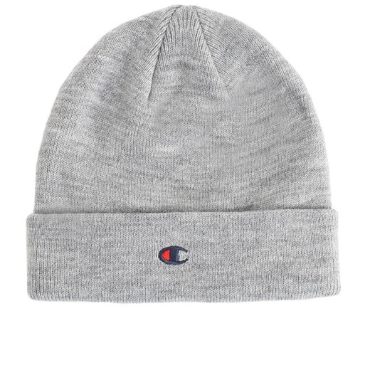 Czapka Champion C Logo 806065-EM021 - szara ze sklepu streetstyle24.pl w kategorii Czapki zimowe męskie - zdjęcie 176054545