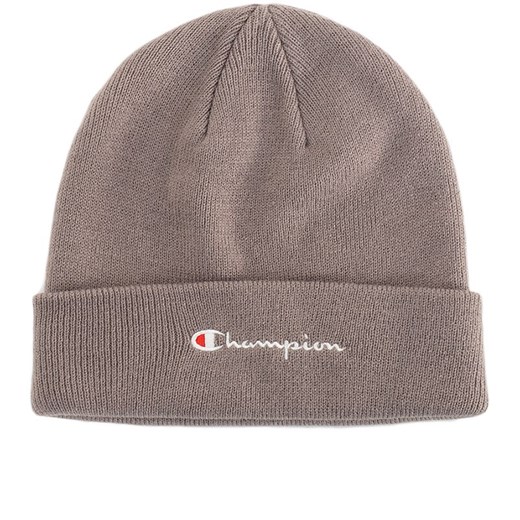 Czapka Champion Script Logo Beanie 806064-ES072 - szara ze sklepu streetstyle24.pl w kategorii Czapki zimowe męskie - zdjęcie 176054548
