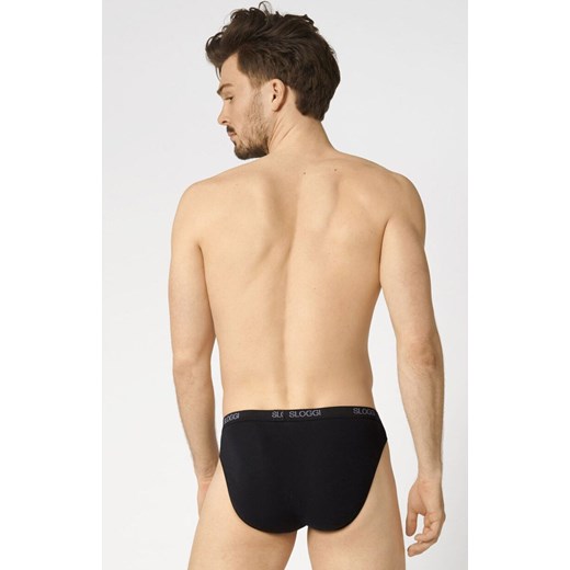 Sloggi czarne slipy męskie Men Basic Mini 10004711, Kolor czarny, Rozmiar M, Sloggi ze sklepu Intymna w kategorii Majtki męskie - zdjęcie 176054695
