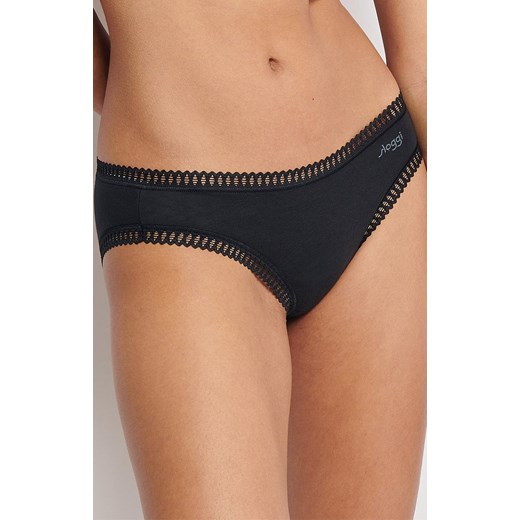 Sloggi 3-pack figi damskie Go Crush Mini 10219682-M008, Kolor granatowy-wzór, Rozmiar L, Sloggi ze sklepu Intymna w kategorii Majtki damskie - zdjęcie 176054738