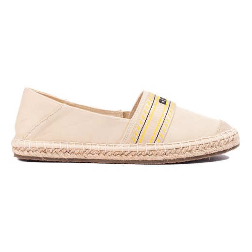 Beżowe damskie espadryle Big Star LL274895 beżowy ze sklepu ButyModne.pl w kategorii Espadryle damskie - zdjęcie 176055038