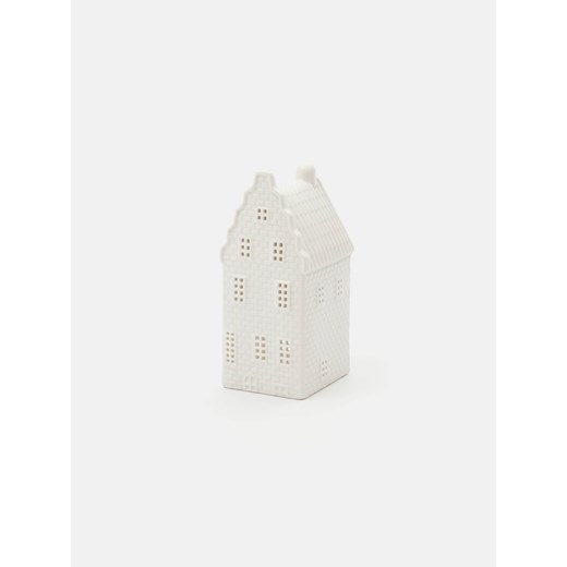 Sinsay - Świecznik w kształcie domku - biały Sinsay One Size Sinsay