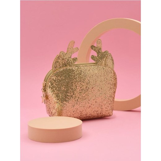 Sinsay - Kosmetyczka - złoty ze sklepu Sinsay w kategorii Kosmetyczki damskie - zdjęcie 176060715