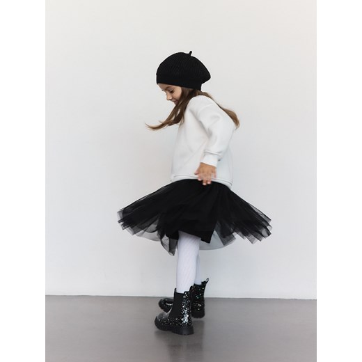 Reserved - Tiulowa spódnica - czarny Reserved 5-2 lata) Reserved