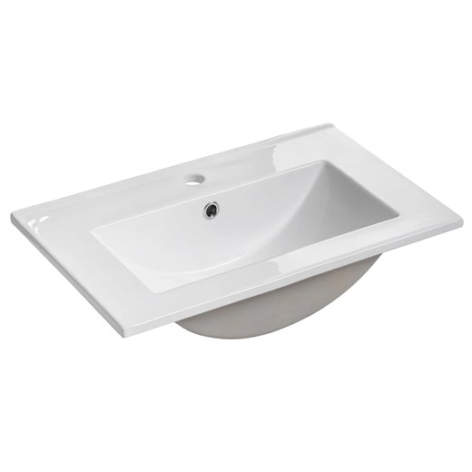 Ceramiczna umywalka meblowa prostokątna A9-Z97 ze sklepu Edinos.pl w kategorii Meble łazienkowe - zdjęcie 176064807