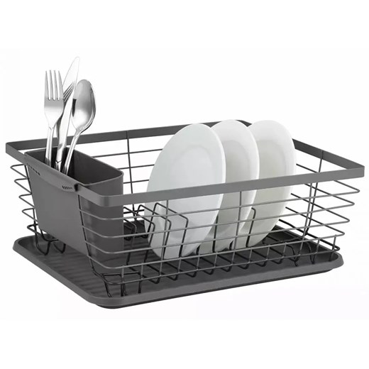 Metalowa szara suszarka kuchenna na naczynia R1-D71 ze sklepu Edinos.pl w kategorii Akcesoria kuchenne - zdjęcie 176066237