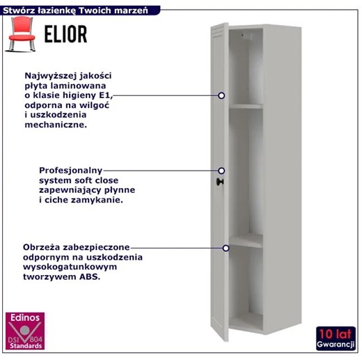 Szafka/regał łazienkowy Elior