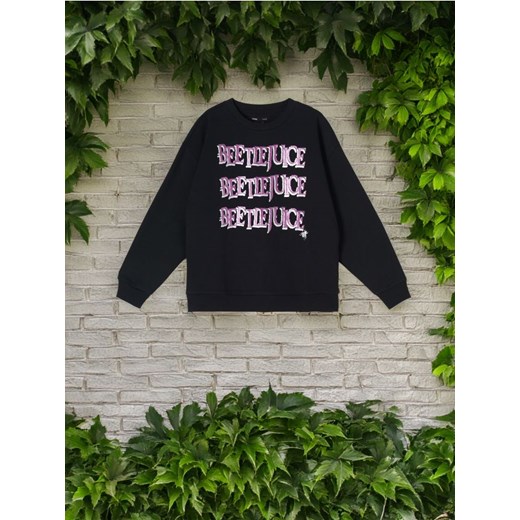Sinsay - Bluza Beetlejuice - czarny ze sklepu Sinsay w kategorii Bluzy damskie - zdjęcie 176069936
