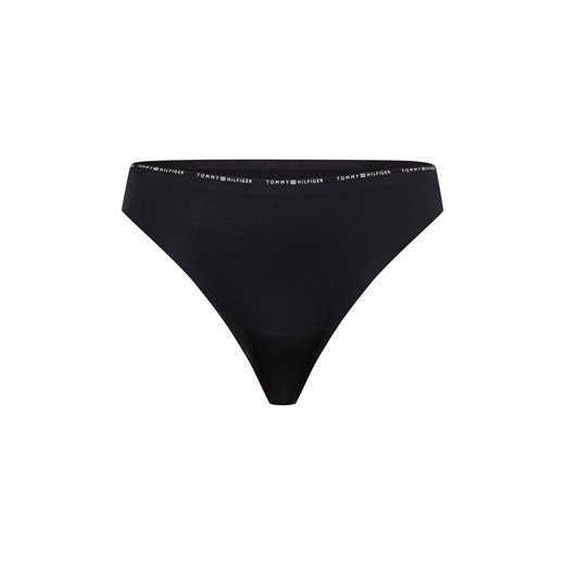 Tommy Hilfiger Stringi Kobiety czarny jednolity ze sklepu vangraaf w kategorii Majtki damskie - zdjęcie 176070088