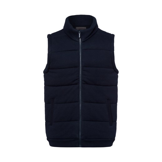 Finshley & Harding Pikowana kamizelka męska Mężczyźni Bawełna granatowy Finshley & Harding M promocyjna cena vangraaf