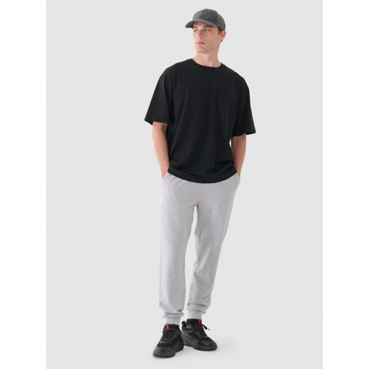 Męski t-shirt basic Outhorn OTHWAW24TTSHM2157 - czarny ze sklepu Sportstylestory.com w kategorii T-shirty męskie - zdjęcie 176072266