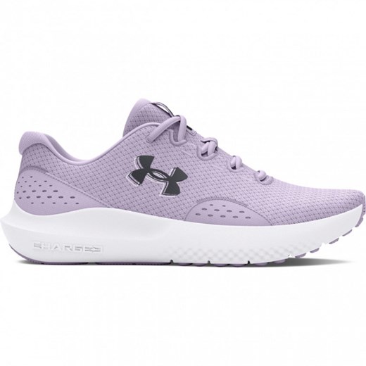 Buty sportowe damskie Under Armour do biegania sznurowane na płaskiej podeszwie 