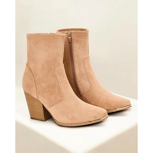 Botki Royalfashion.pl zamszowe 