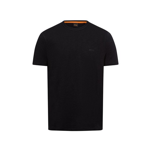 BOSS Orange T-shirt męski Mężczyźni Bawełna czarny marmurkowy ze sklepu vangraaf w kategorii T-shirty męskie - zdjęcie 176073905