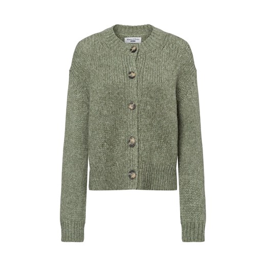 Marc O'Polo Denim Kardigan damski Kobiety zielony jednolity ze sklepu vangraaf w kategorii Swetry damskie - zdjęcie 176073925