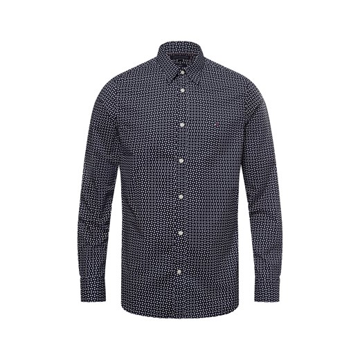 Tommy Hilfiger Męska koszula casual Mężczyźni Slim Fit Bawełna granatowy Tommy Hilfiger L wyprzedaż vangraaf
