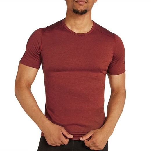 Koszulka Icebreaker Merino 200 Oasis 10450901C1 - czerwona ze sklepu streetstyle24.pl w kategorii T-shirty męskie - zdjęcie 176079697