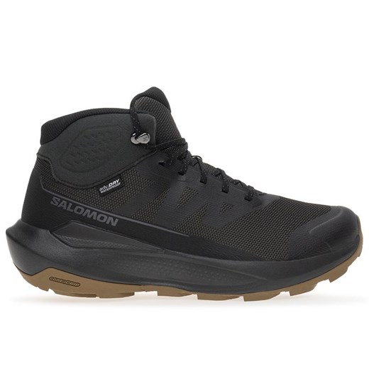 Buty Salomon Elixir Tour Mid L47577800 - czarne ze sklepu streetstyle24.pl w kategorii Buty trekkingowe męskie - zdjęcie 176079705