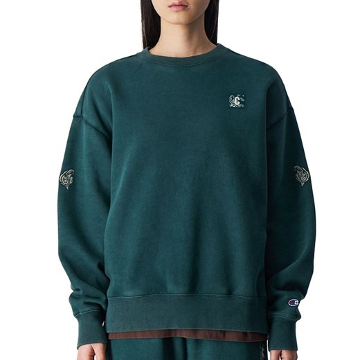 Bluza Champion Bandana 117442-GS502 - zielona ze sklepu streetstyle24.pl w kategorii Bluzy damskie - zdjęcie 176079707
