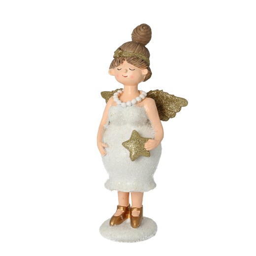 Figurka Angel Star 30 cm gold ze sklepu dekoria.pl w kategorii Dekoracje bożonarodzeniowe - zdjęcie 176080796