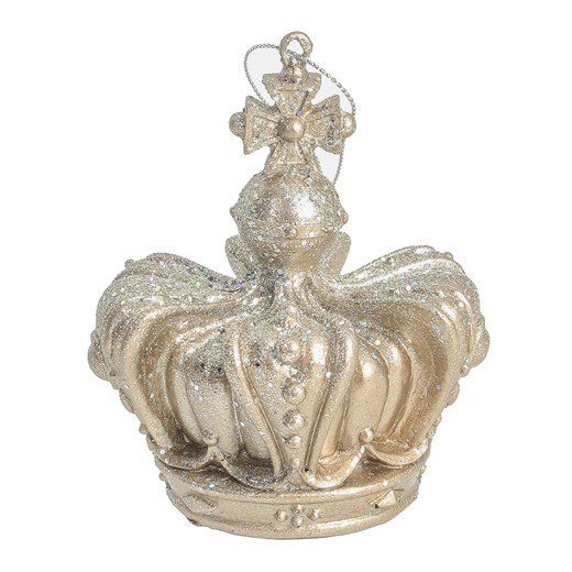 Ozdoba świąteczna Royal Crown IV 9x9x10 cm ze sklepu dekoria.pl w kategorii Dekoracje bożonarodzeniowe - zdjęcie 176080808
