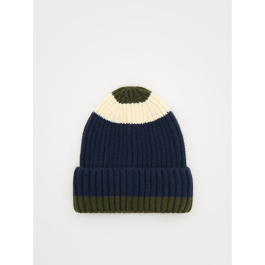Reserved - Czapka beanie w paski - zielony Reserved 5-9 lat Reserved