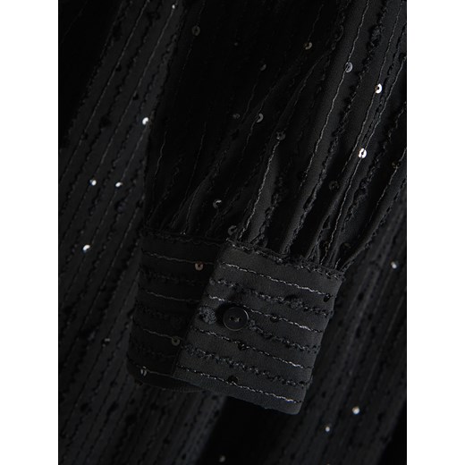 Reserved - Koszula z cekinami - czarny Reserved M Reserved