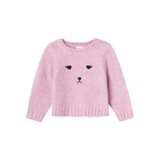 name it Sweter &quot;Bibi&quot; w kolorze jasnoróżowym ze sklepu Limango Polska w kategorii Swetry dziewczęce - zdjęcie 176083747