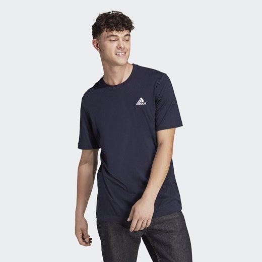 Koszulka sportowa męska adidas Essentials ze sklepu Decathlon w kategorii T-shirty męskie - zdjęcie 176091035