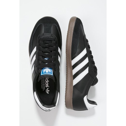 adidas Originals SAMBA Tenisówki i Trampki black/white zalando ocieplane