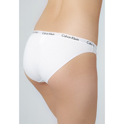 Calvin Klein Underwear CAROUSEL 3 PACK  Figi black/white zalando  bawełna