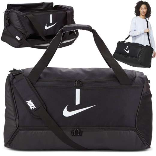 Torba sportowa Nike Academy Team Duffel usztywnione dno z komorą na buty 95L Nike Decathlon