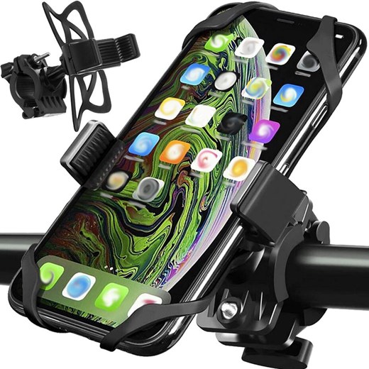 Solidny Uchwyt na Telefon Rowerowy Motocyklowy 3D Mocny Uniwersalny Trizand 40 M Decathlon