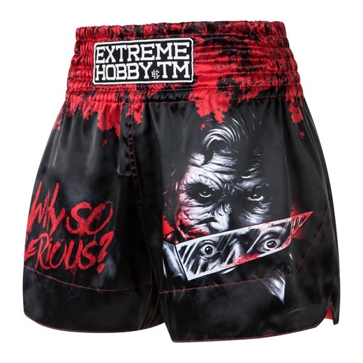 Spodenki Muay Thai męskie Extreme Hobby WHY SO SERIOUS Extreme Hobby 38 S Decathlon
