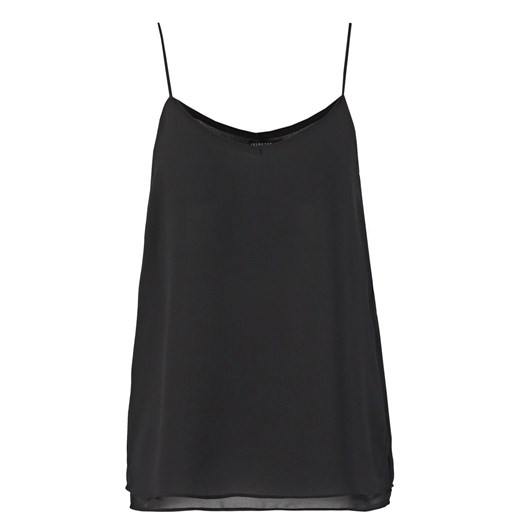 Selected Femme SFSMILE Bluzka black zalando  abstrakcyjne wzory