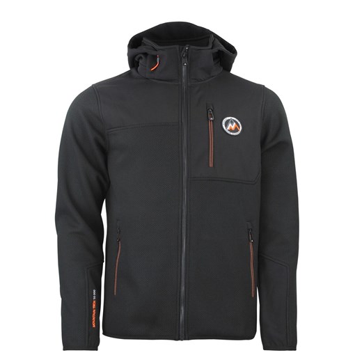 Polar z odpinanym kapturem z wstawkami z softshellu Peak Mountain Carhood Peak Mountain 44 L Decathlon okazja