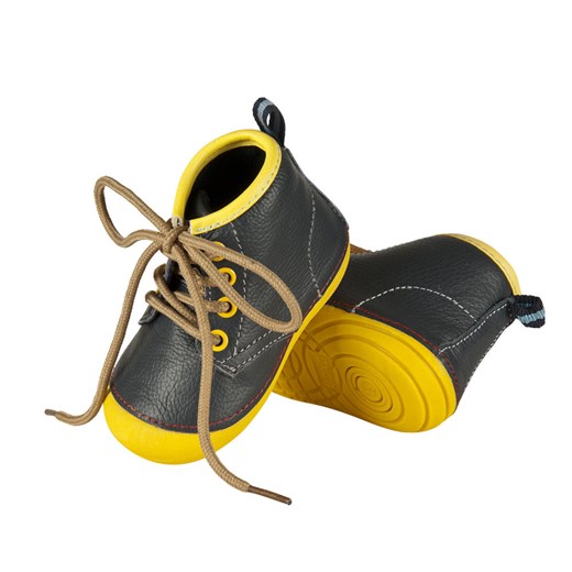 Buty dziecięce SOXO skórzane granatowe sklep-soxo brazowy Półbuty chłopięce skórzane