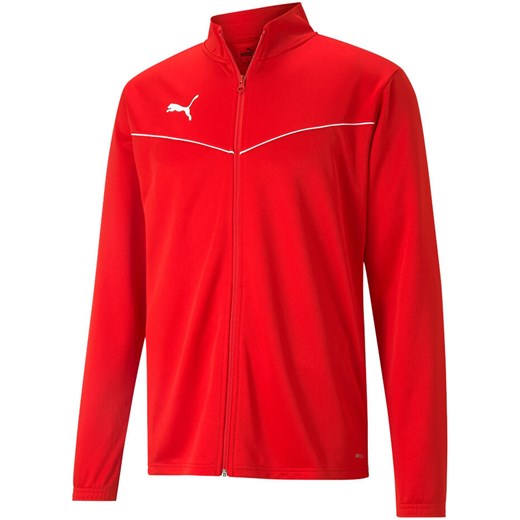 Bluza męska Puma teamRISE Training Poly Jacket czerwona ze sklepu Decathlon w kategorii Bluzy męskie - zdjęcie 176195716