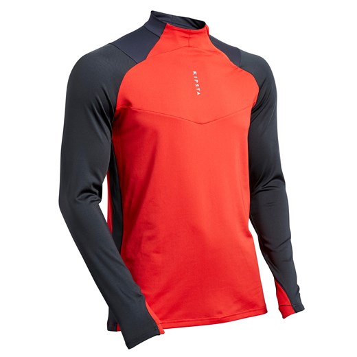 Bluza piłkarska dla dorosłych Kipsta T500 na półsuwak Kipsta 36 XS Decathlon