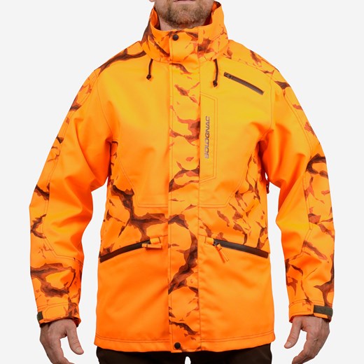 Kurtka myśliwska SOLOGNAC WTP Supertrack 500 fluo Solognac 56 3XL okazja Decathlon